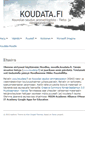 Mobile Screenshot of koudata.fi